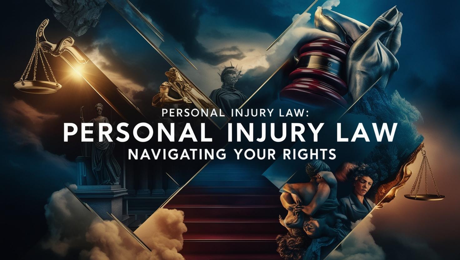 Personal injury law illustration