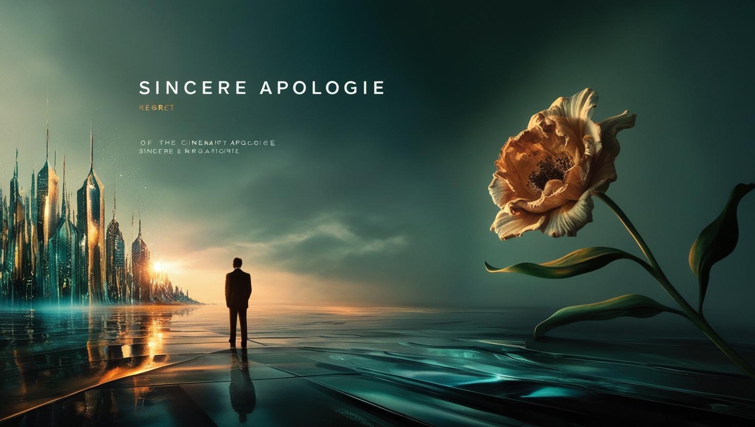 Sincere Apology Illustration