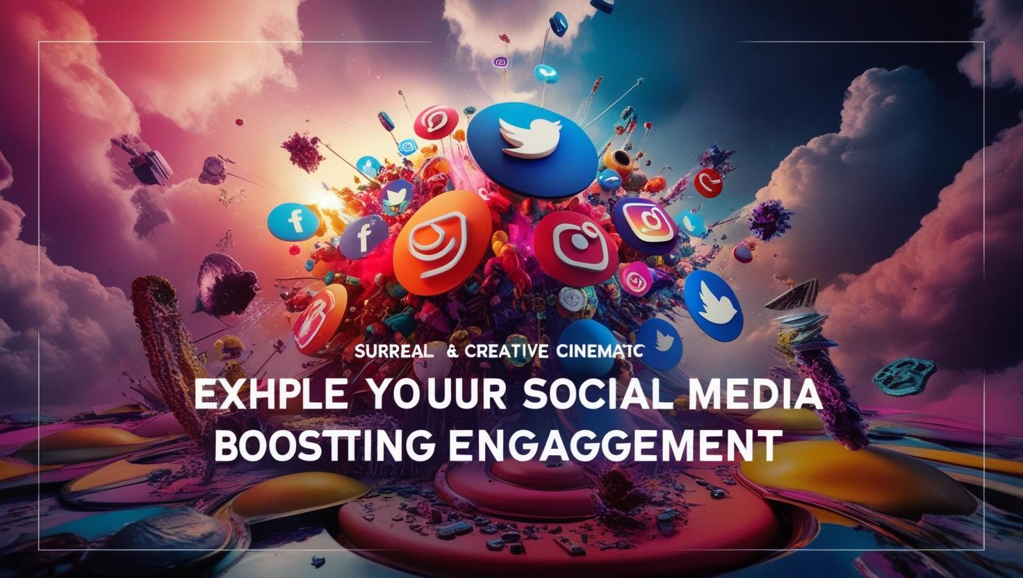 Social media engagement illustration