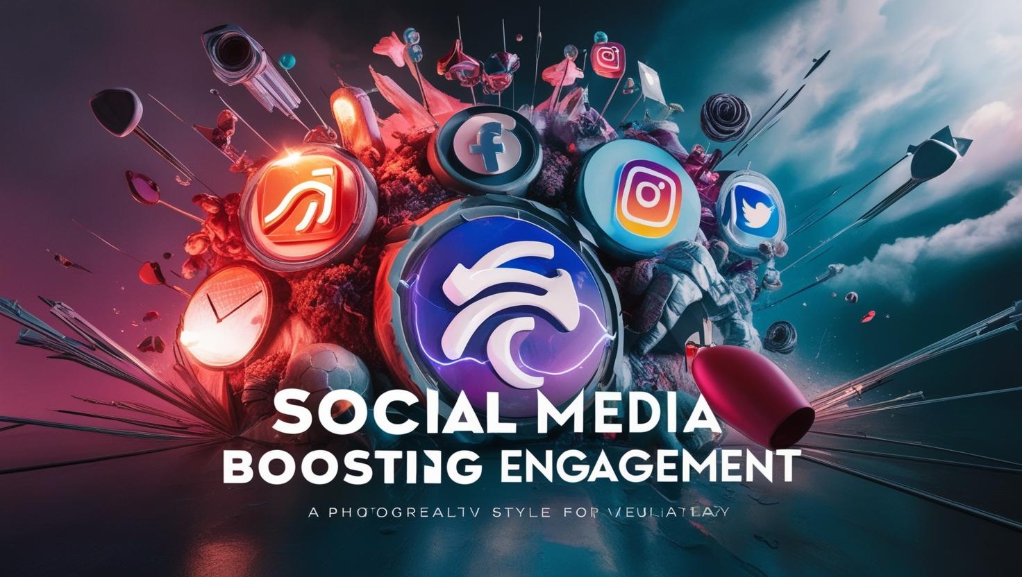 Social media engagement illustration