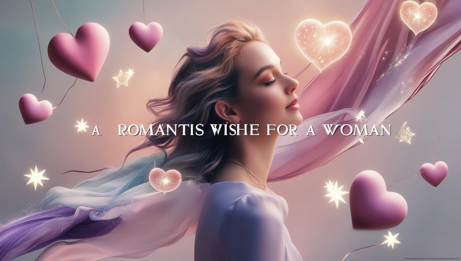 Romantic messages illustration