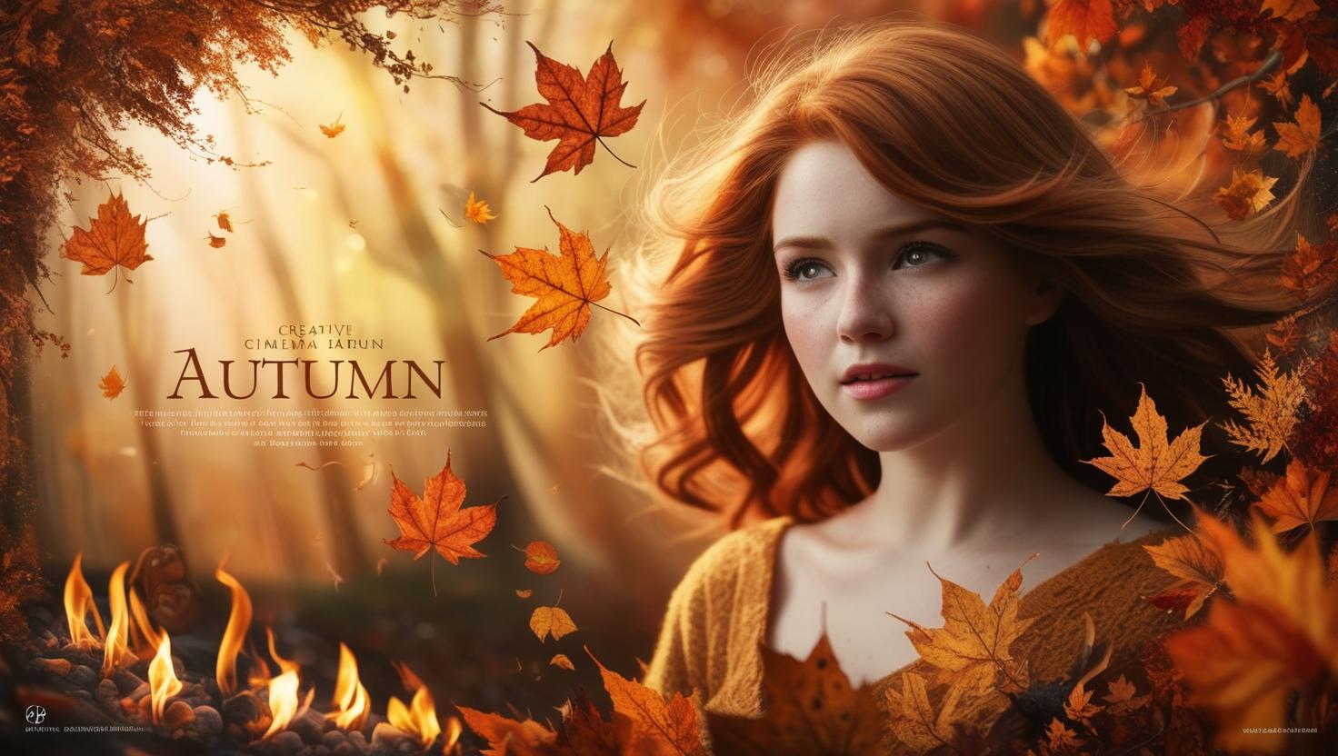 Autumn leaves and wishes