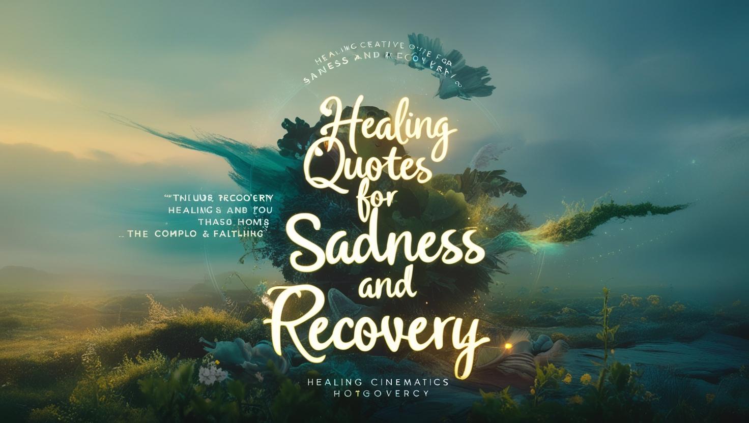 Healing quotes illustration