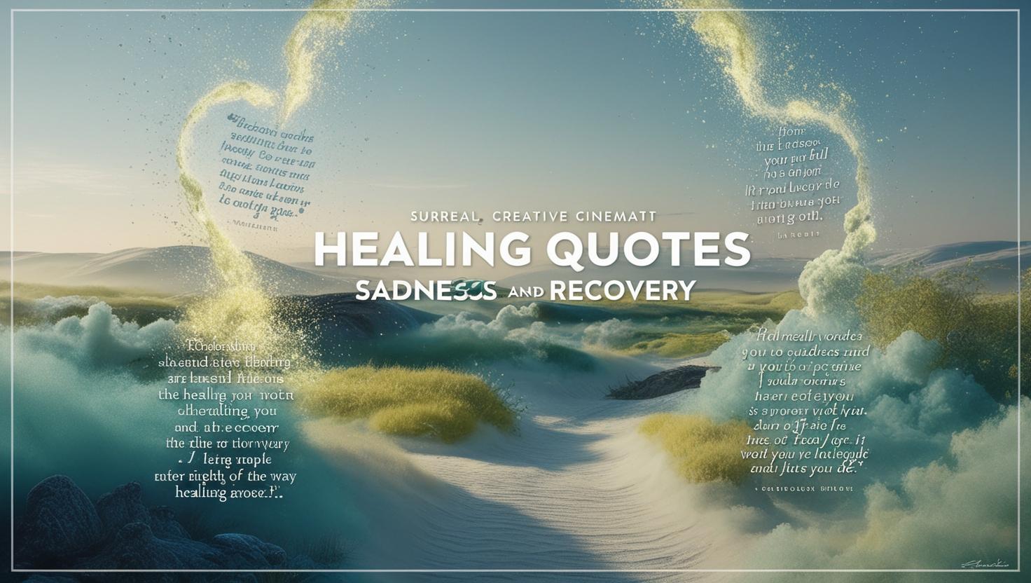 Healing quotes illustration