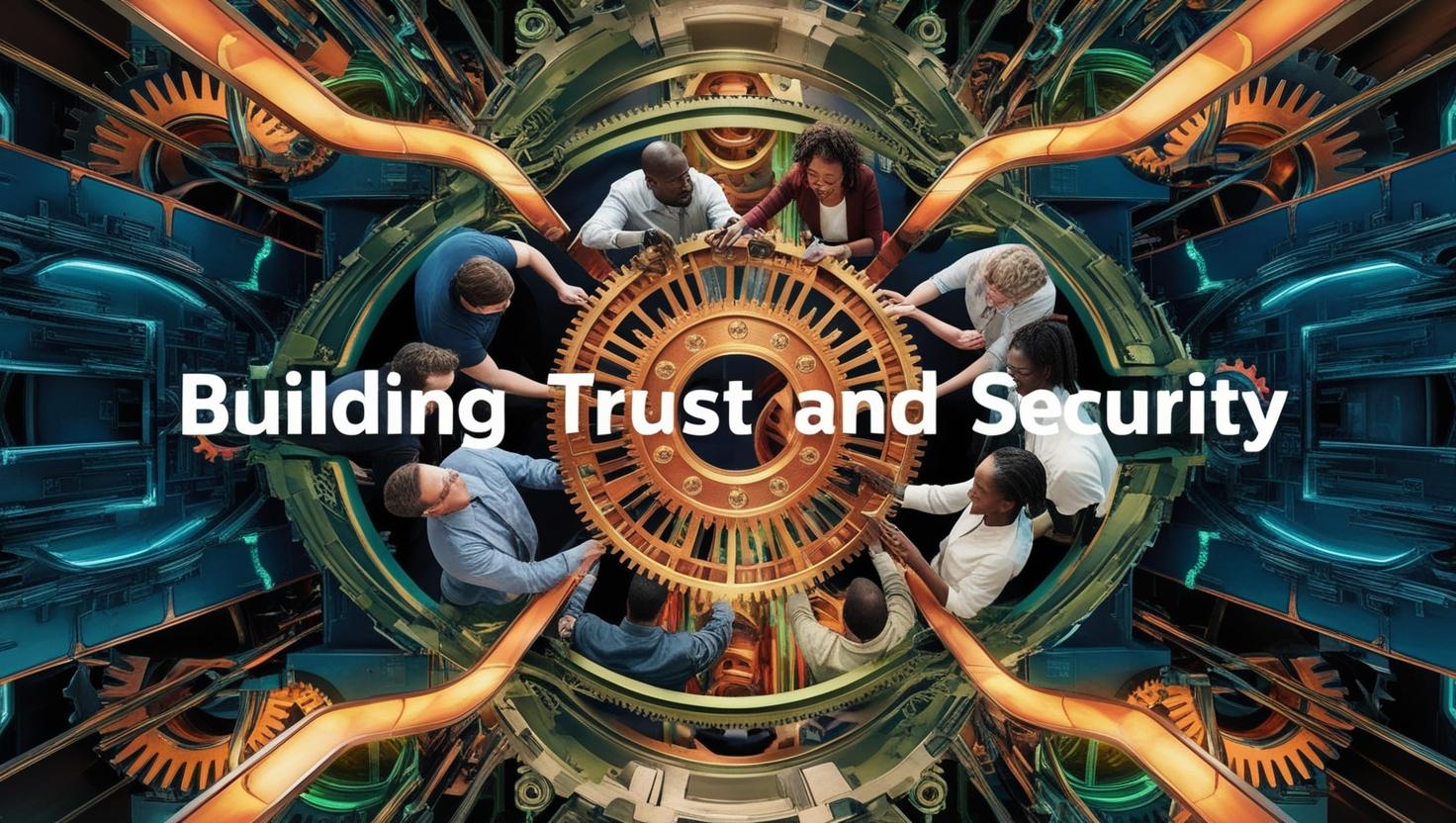 An illustration depicting trust and security in insurance