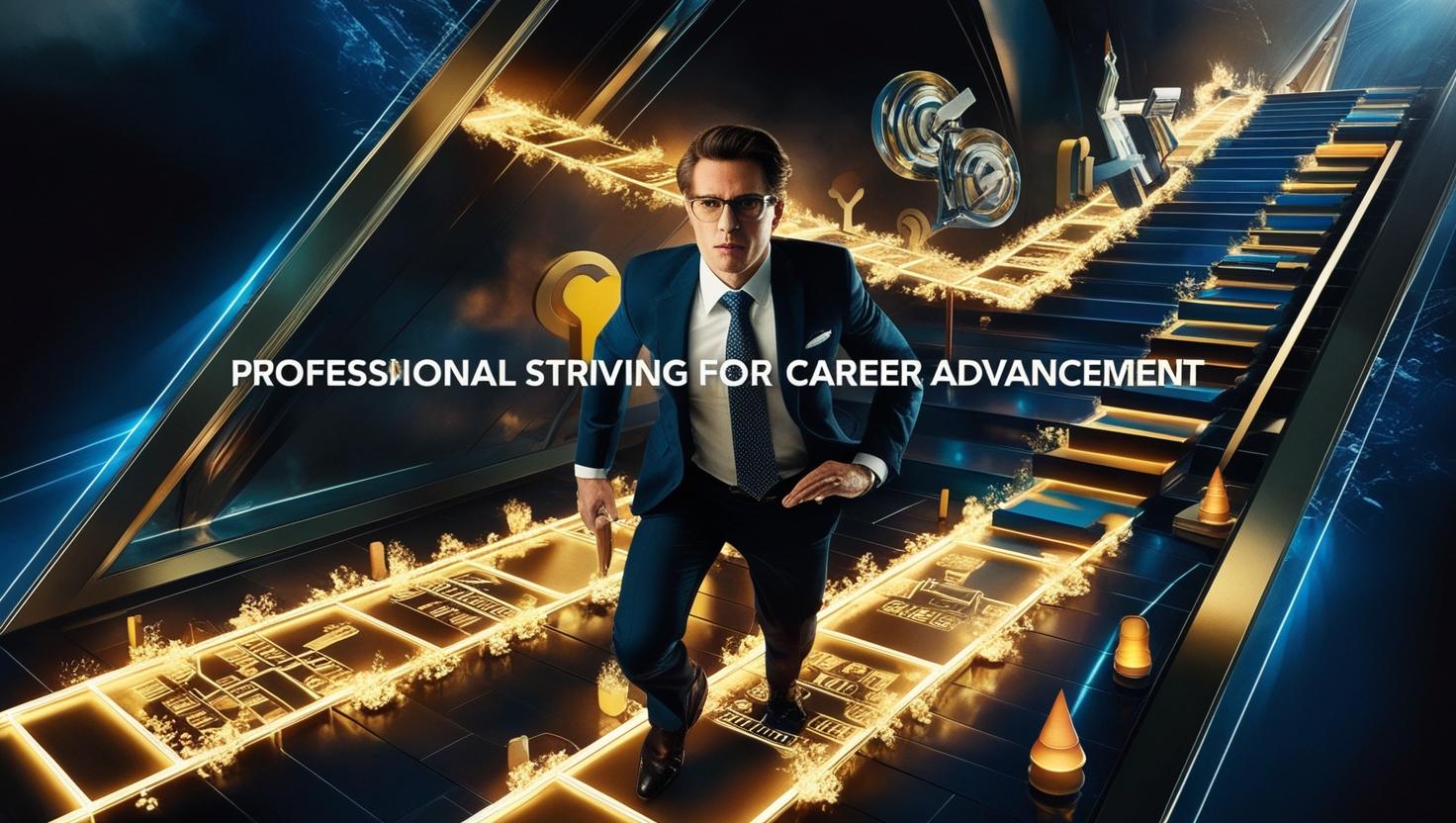 Career advancement illustration