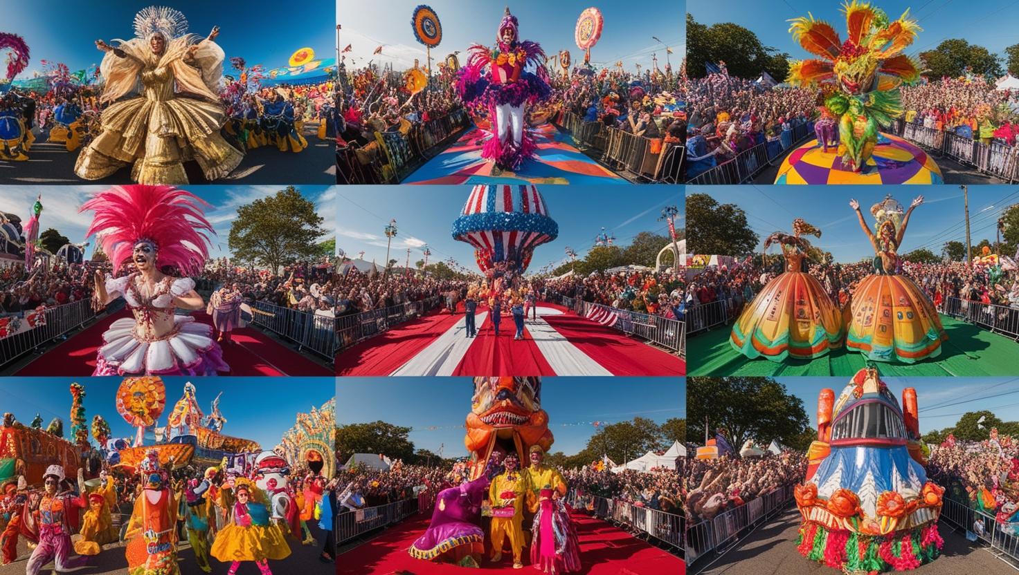 Colorful festival celebration