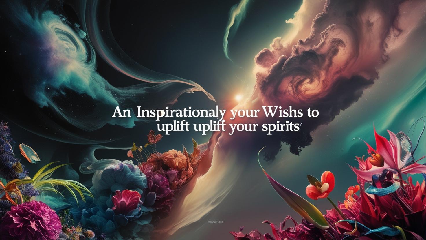 Inspirational wish messages illustration