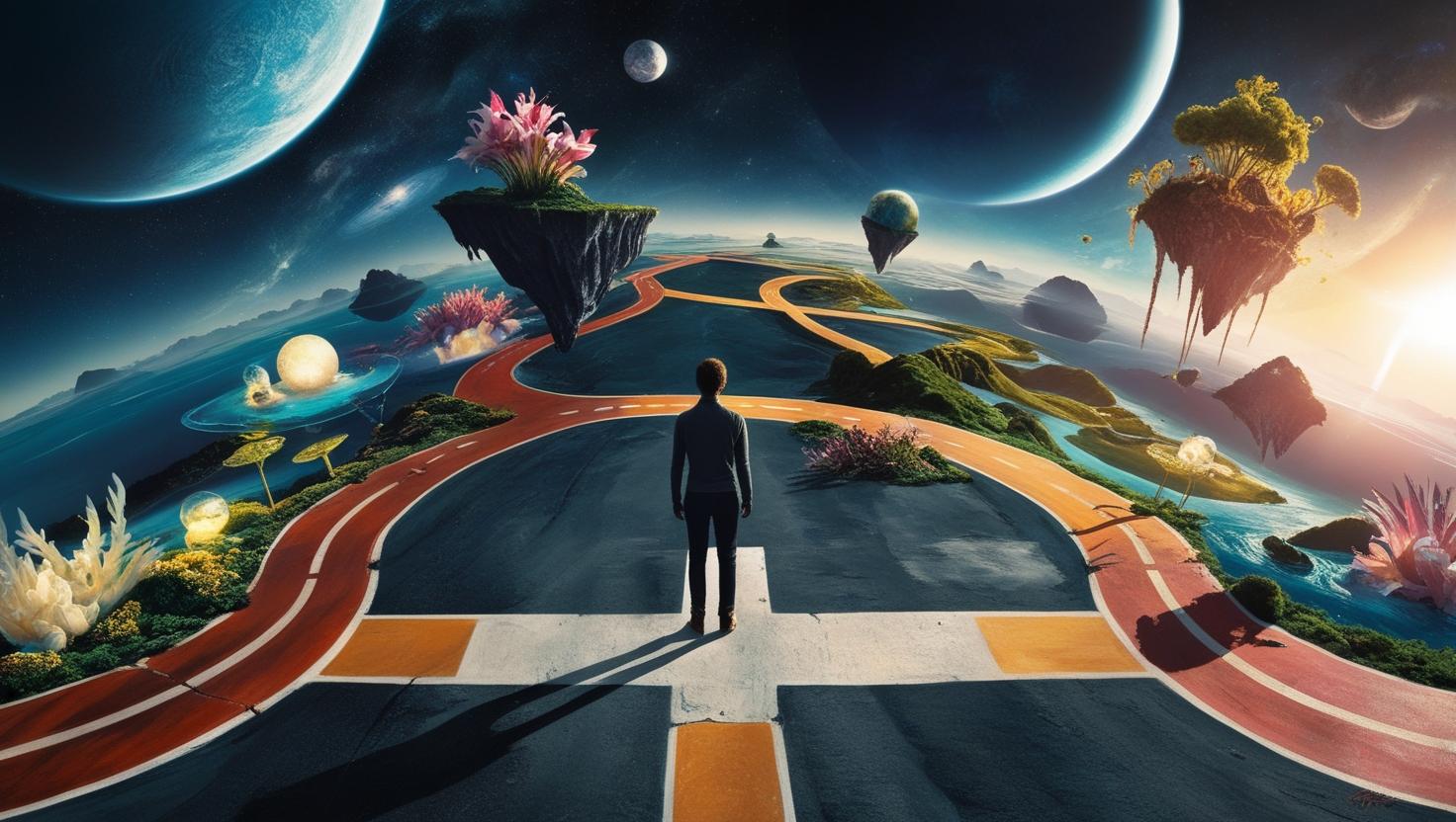 Self-discovery journey illustration