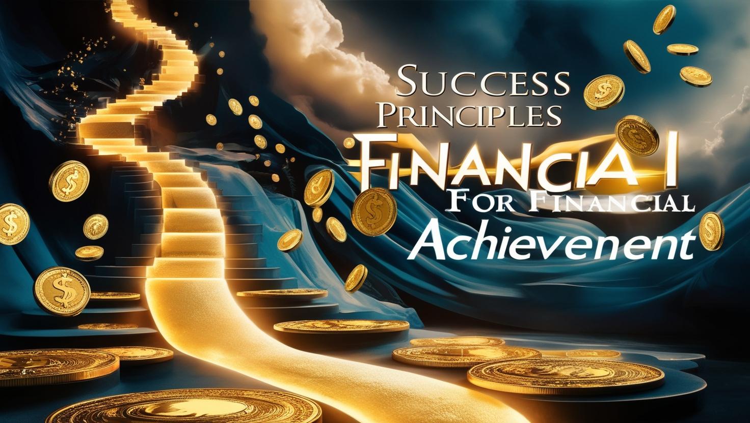 Financial achievement illustration