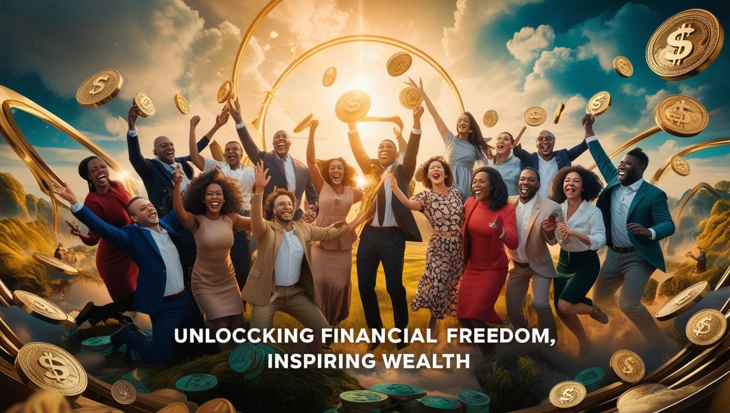 A depiction of financial freedom