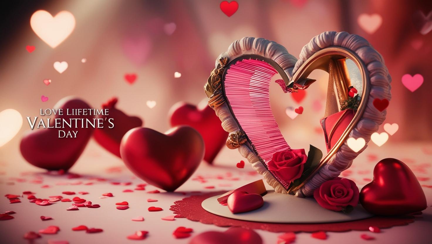 Valentine's Day romantic illustration